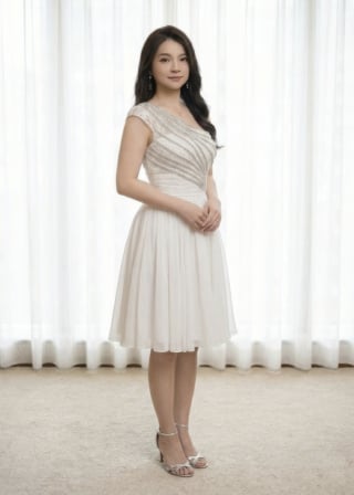 110-Tea-Length_One-Shoulder_Linear-Beaded-Bodice_Chiffon-Skirt