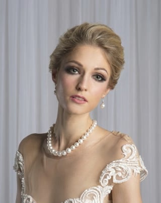 058-Dramatic-A-Line_Strapless-Sweetheart_Diagonal-Ruched-Bodice_Crystal-Sash-asian-bridal-hire