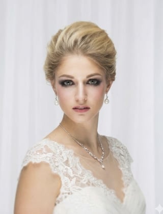 059-Dramatic-A-Line_Strapless-Satin_Pleated-Bodice_Waist-Bow-Detail-asian-bridal-hire