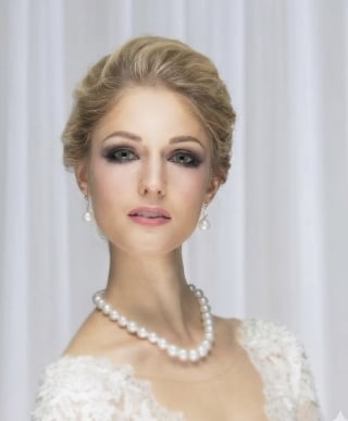 083-Dramatic-A-Line_Strapless_Champagne-Gold_Silver-Metallic-Embroidery-asian-bridal-hire