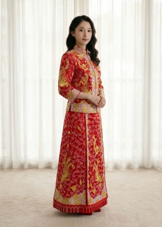 025-Soft-A-Line_Strapless_Beaded-Lace-Bodice_Simple-Tulle-Skirt-asian-bridal-hire